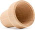 Woodpeckers Mini Wood Flower Pot 5/8-inch x 9/16-inch, Pack of 24 Unfinished Mini Flower Pots