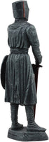 Ebros Holy Roman Empire Templar Crusader Knight Statue, 6" Tall, Suit of Armor Swordsman Decorative Sculpture