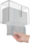 Wall Mount Paper Towel Dispenser,No Drilling Acrylic Bathroom Paper Towel Holder,Clear Napkin