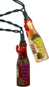 Kurt Adler UL 10-Light Wine Bottle Light Set with Decal
