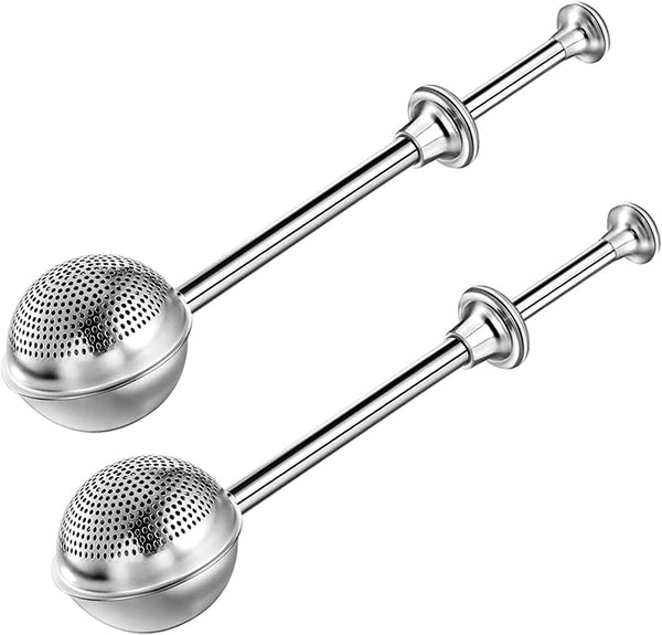 JETKONG Baker's Dusting Wand - Stainless Steel Powdered Sugar Shaker Duster Sifter, Set of 2