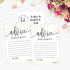 Hadley Designs 25 Gold New Mommy or Parent Advice Cards, Keepsake Alternative Guestbook for Baby Shower