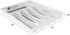 Lavish Home Silverware Drawer Organizer with 6 Sections and Nonslip Tray for Kitchen Flatware, Cutlery, Office