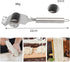 UpTuoLi Pasta Noodle Cutter, Stainless Steel Manual Noodle Lattice Roller Dough Cutter Pasta Spaghetti Maker Garlic