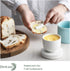 countertop, DOWAN Butter Crock, French Butter Dish for Spreadable Soft Butter, Ceramic Butter Keeper with Lid
