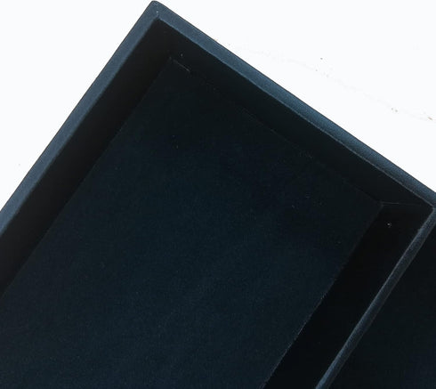 Desktop Storage Organizer, Nightstand or Dresser Valet Tray, PU Leather Drawer Storage Box