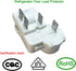 Refrigerator Freezer Compressor PTC Starter Relay, 4 Pins Over Load Protector Accessories Compatible ZHB Series ZHB88-125P4.7 ZHB35-120P15 ZHB60-120P15 ZHB69-120P15 ZHB60-120P4.7