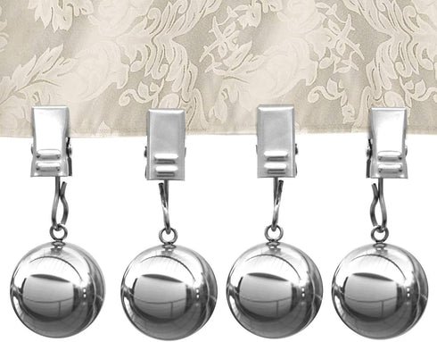 NAISI Tablecloth Weights, 10oz Heavy Premium Tablecloth Clips with Added Weights (4 Pack)