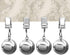 NAISI Tablecloth Weights, 10oz Heavy Premium Tablecloth Clips with Added Weights (4 Pack)