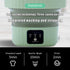 Septpenta 6L Portable Mini Washing Machine with Drain Valve, Foldable Design for Travel, Camping, Baby (Green)