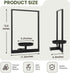 Set 2, Wall Plant Holder Floating Shelves for Wall of Wall Planters for Indoor Plants - Premium Metal Hanging Plant