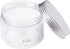 Bekith 20 Pack 4 Ounce Clear Plastic Storage Jars – Refillable BPA Free Small Round Containers with Screw-on Lids