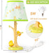 HERBESTBAY 16 Inch Bulb, Table Lamp for Kids, Cute Chicken Bedside Lamp with LED Animal Resin Desk Lamp for Boys Girls