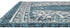 Unique Loom Outdoor Traditional Area Rug - Antique, 2' x 3' 1" Rectangle, Teal/Ivory Collection