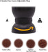 LHS Manual Coffee Grinder with Ceramic Burrs - Hand Coffee Bean Grinder, Adjustable Coarseness, 2 Containers