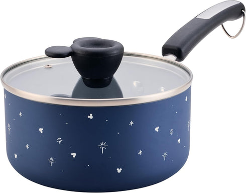 Farberware Disney Bon Voyage Ceramic Nonstick Lid, Dishwasher Safe, 2-Quart Saucepan, Blue