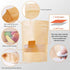 LZLPACKING Kraft Stand Up Pouches bags 100 Pcs, Brown Resealable Bags with Window for Home or Business, Zip Lock Food