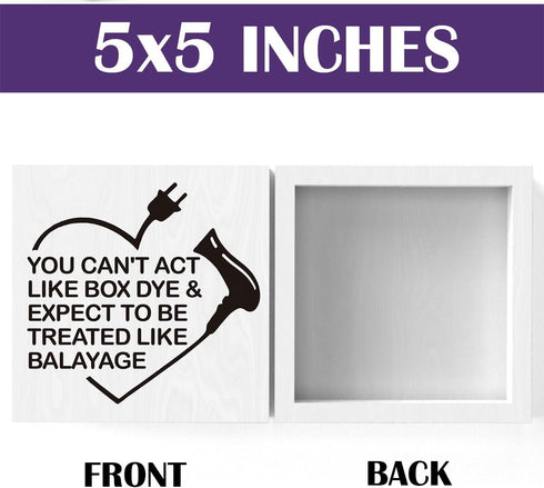 5x5 Inch 013 Funny Hairstylist Gifts for Women & Men - Salon Decor Ideas - Sign