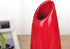 VanEnjoy 9.4" Red High Creative Oblique Opening Design Desktop Ceramic Vase for Home Office Decoration