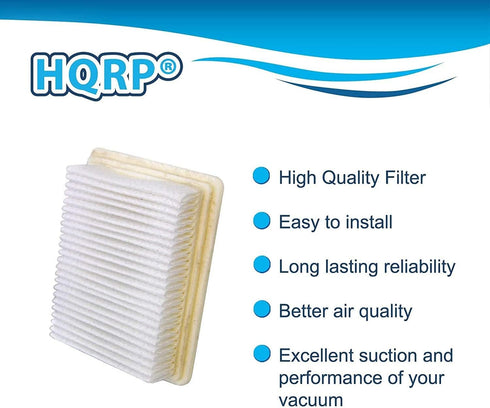 40112050 FH40030 FH40011B FH40000 FH40005 FH40010 FH40010B HQRP Filter Compatible with Hoover FloorMate SpinScrub