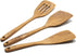 FAAY 3-in-1 Wooden Spatulas, Eco-Friendly Kitchen Utensils from High Moist Resistance Teak for Non Stick Cookware