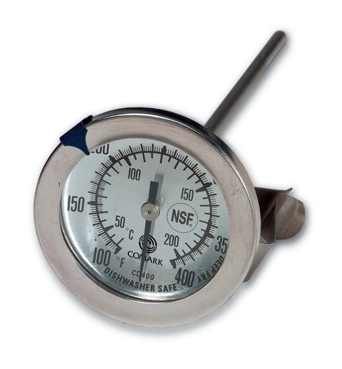 Candy/Deep Fry Thermometer by Comark CD400K with Clip, Multicolor