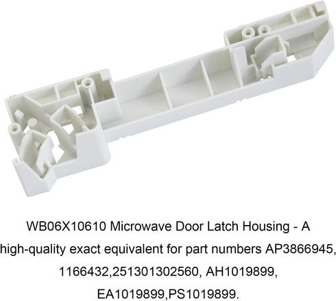 WB06X10610 Microwave Latch Hook Switch, Replacement Holder for General Electric Microwave Oven, Replaces AH1019899