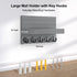 Key Holder for Wall, Decorative Key and Mail Holder with Shelf and Large Hooks for Bags and Coats