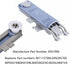 Dishwasher Upper Rack Wheel Mount 8561996 - Compatible for Whirlpool, Maytag, KitchenAid, Magic Chef, 2 Pack