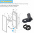 2182179 Refrigerator Door Cam Kit Replacement for Whirlpool Kenmore, Lower Door Closer