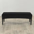 60inch FORCHEER Dining Bench Cover Velvet Black Bench Slipcover Stretch Bench Seat Protector for Bedroom, Kitchen