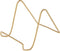 Bard's Twisted Gold-toned Wire Easel Stand, 5.5" H x 5.5" W x 8" D