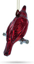 Cardinal Blown Glass Christmas Ornament