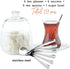 the mask el turko 19 Set 6 (4.5 oz), 6 6 (8.6 oz) Pieces Turkish Tea Glasses Includes; Glasses, Tea Cups Saucers