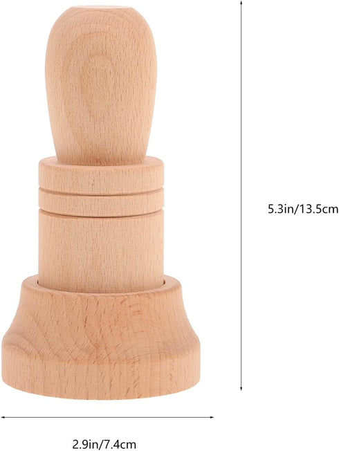 Yardwe Paper Pot Maker Set - 1 Set Flowerpot Starting Kit for Succulent Plants, Wood Juicy Machine