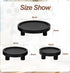 LINGXIANSENG 3 5/6/8" Pcs Wooden Risers for Display, Round Wood Riser Plant Stand Pedestal Stand, Flower Pot Holder