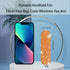 Portable Handheld Fan Rechargeable with Bling Diamond Glitter, Small Personal Mini Fan for Travel