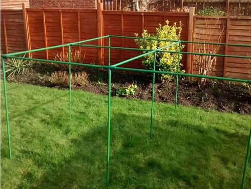 Meiwlong 4 16mm PCS Plastic Gardening Greenhouse Frame Building Connectors Pipe Fitting Heavy Duty Joint Tool Framework