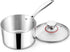 TeamFar 2qt Stainless Steel Saucepan with Lid, Tri-Ply Cooking Pot, Ergonomic Handle, Non-toxic & Dishwasher Safe