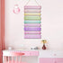 JEVUVU Pink Room Decor for Teen Girls Aesthetic, Cute Bedroom Wall Decor for Baby Girl, Boho Rainbow Wall Art Signs