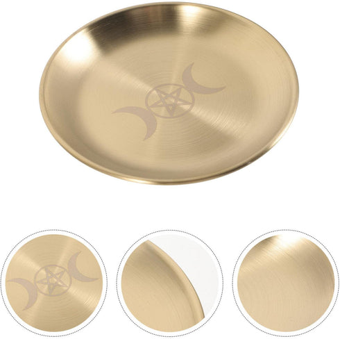 Decorative Tealight Tray Candle Holder - Stylish Bedside Table Tray for Simple Home Decor