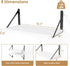 Heimlove Set 3,Light Floating Shelves for Wall of Wood Wall Mounted Bookshelf Decorative Shelf for Living Room Bathroom