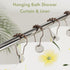 Amazer Decorative Bronze Shower Curtain Hooks - Stainless Steel Rust-Resistant - Set of 12 for Curtains