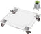 EMCOMS 1PC Transparent Clear Color Plant Caddy 10x10 inch Acrylic Heavy Duty Square