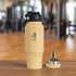 GOCCIA 2-in-1 30 oz 3-Layer Sip & Scent Smart Design Insulated Water Bottle with Straw and Spout Lids and Refillable