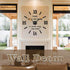 VANGOLD Wall Clock for Living Room, Decorative Gift for Home