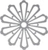 allydrew Non-Slip Insulated Silicone Carved Trivets - Flexible Floral Coasters & Pot Holders Set (3 Pcs)