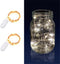 Kangheshun 2 Pack Led Fairy Lights Battery Operated String Lights Waterproof Silver Wire