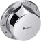 Chef Cooking Timer Clock, Kitchen Timer with Loud Alarm, 100% Mechanical - Silver, 1 Pack, Magnetic Backing, Exquisite