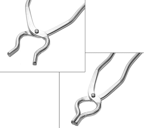 Stainless Steel Tongs/Utensil Holder with Handle, Smart Kitchen Tool for Cooking